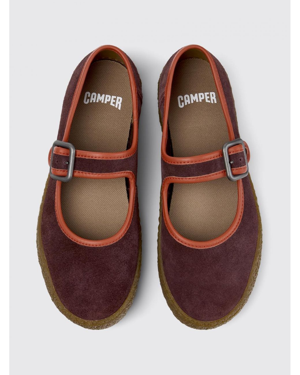 Camper Brown Peu Terreno Suede Sneakers