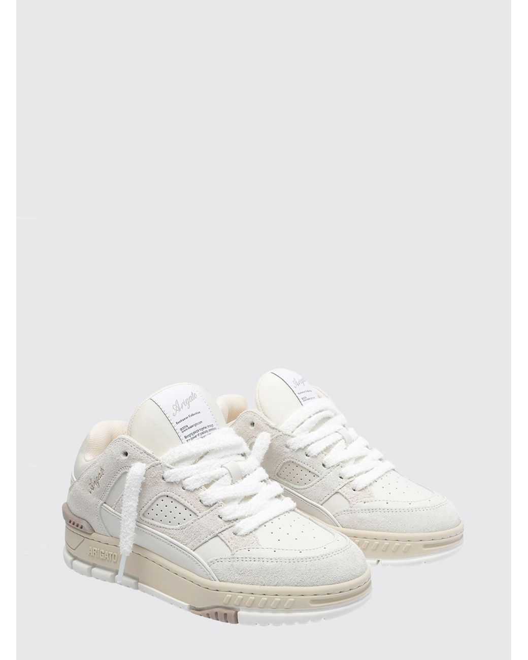 Axel Arigato White Area Lo Leather Sneakers