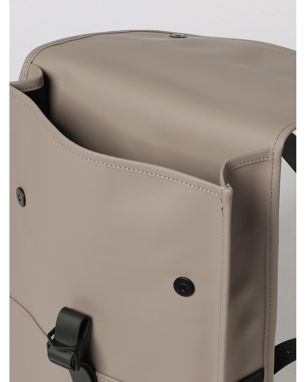 Rains Natural Backpack Waterproof Polyester Backpack With Hook Closure for men