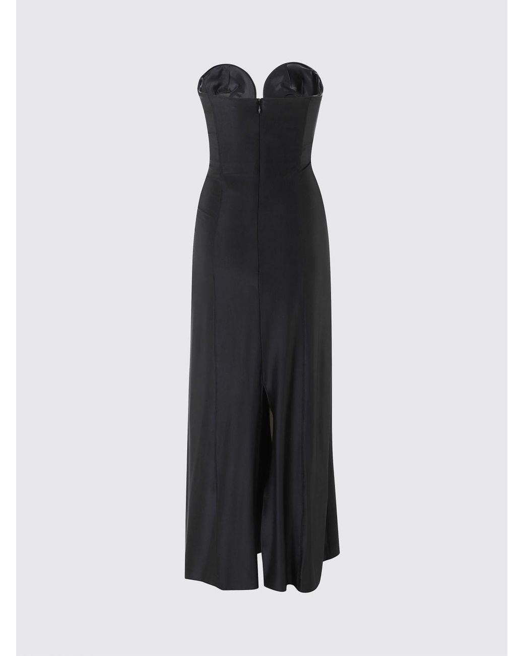 Rabanne Black Stretch Viscose Midi Dress
