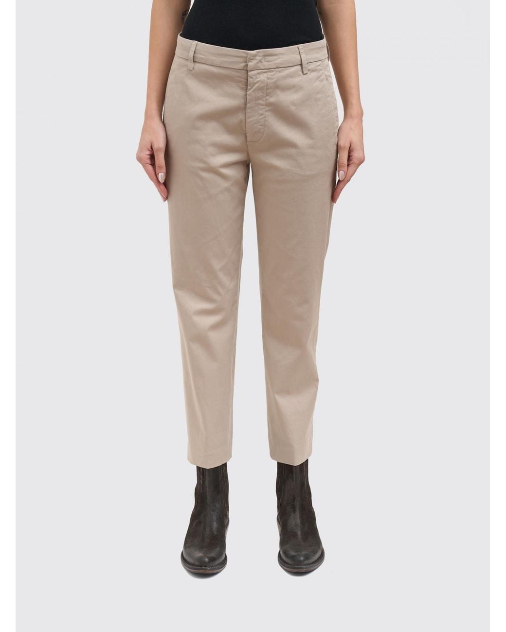 Dondup Natural Cropped Trousers