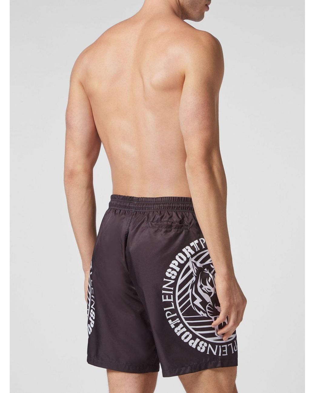 Philipp Plein White Swimsuit for men