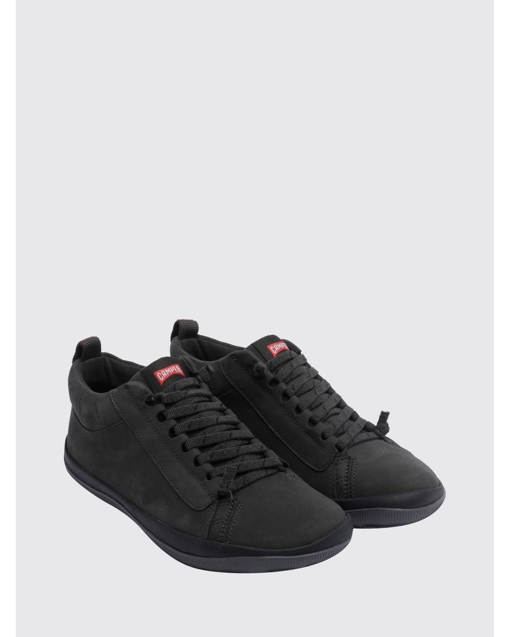 Camper Black Peu Pista Gore-Tex Slip-On Sneakers With Elastic Laces for men
