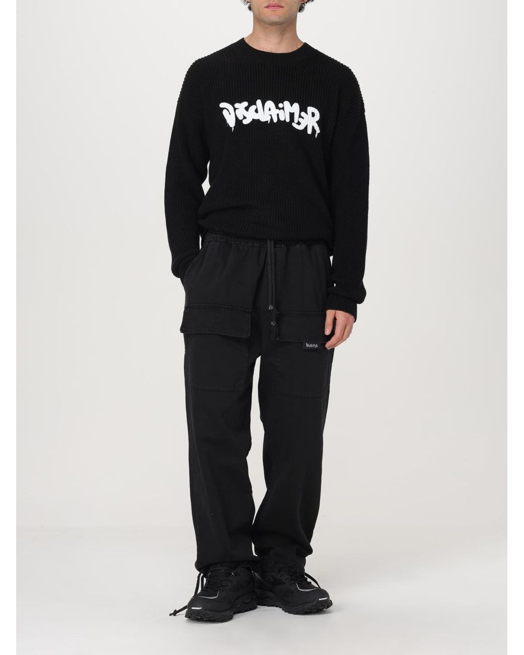 DISCLAIMER Black Trousers for men