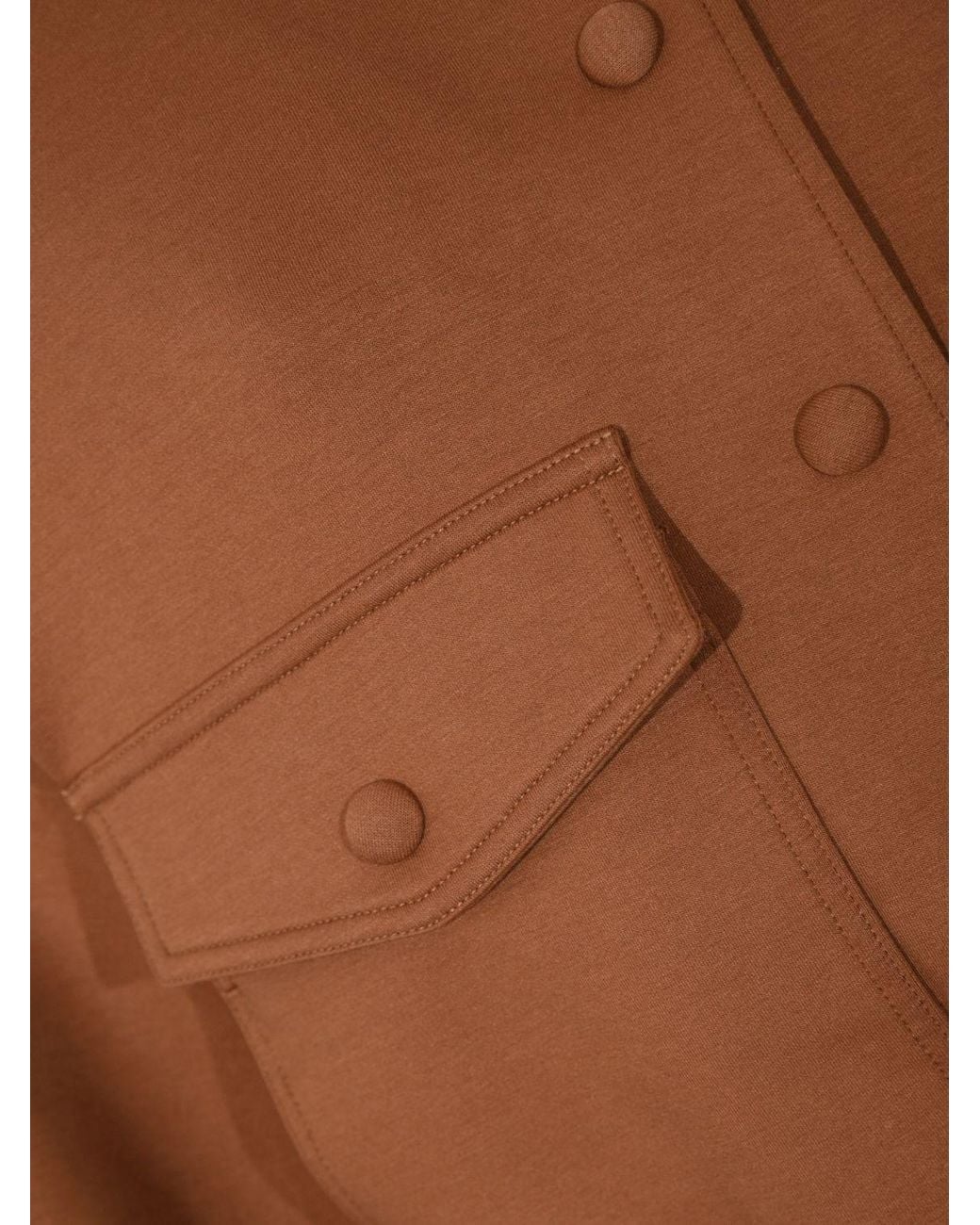 Twinset Brown Hooded Bomber Jacket