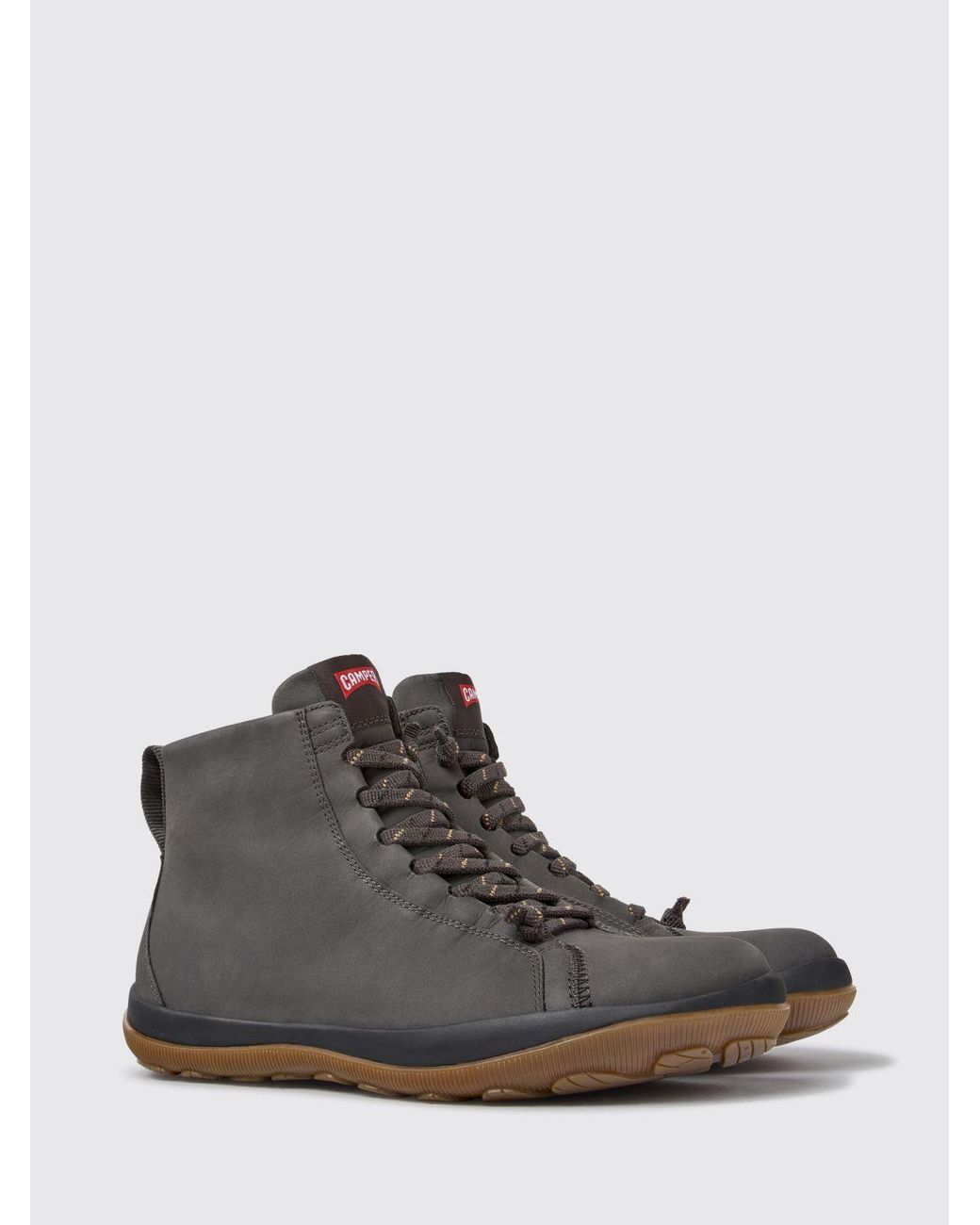 Camper Black Peu Pista Gm Outdoor Ankle Boots for men