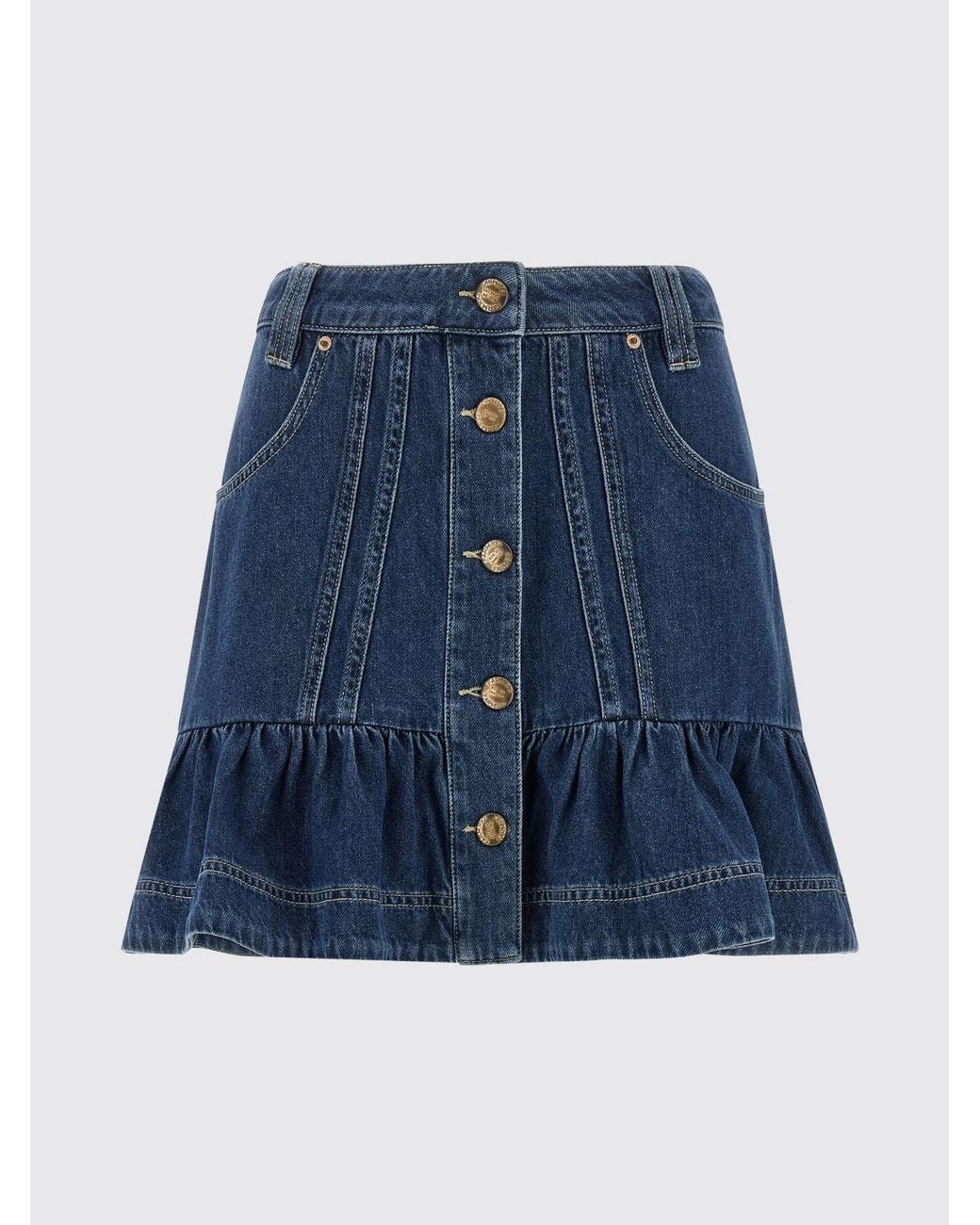 Farm Rio Blue Skirt