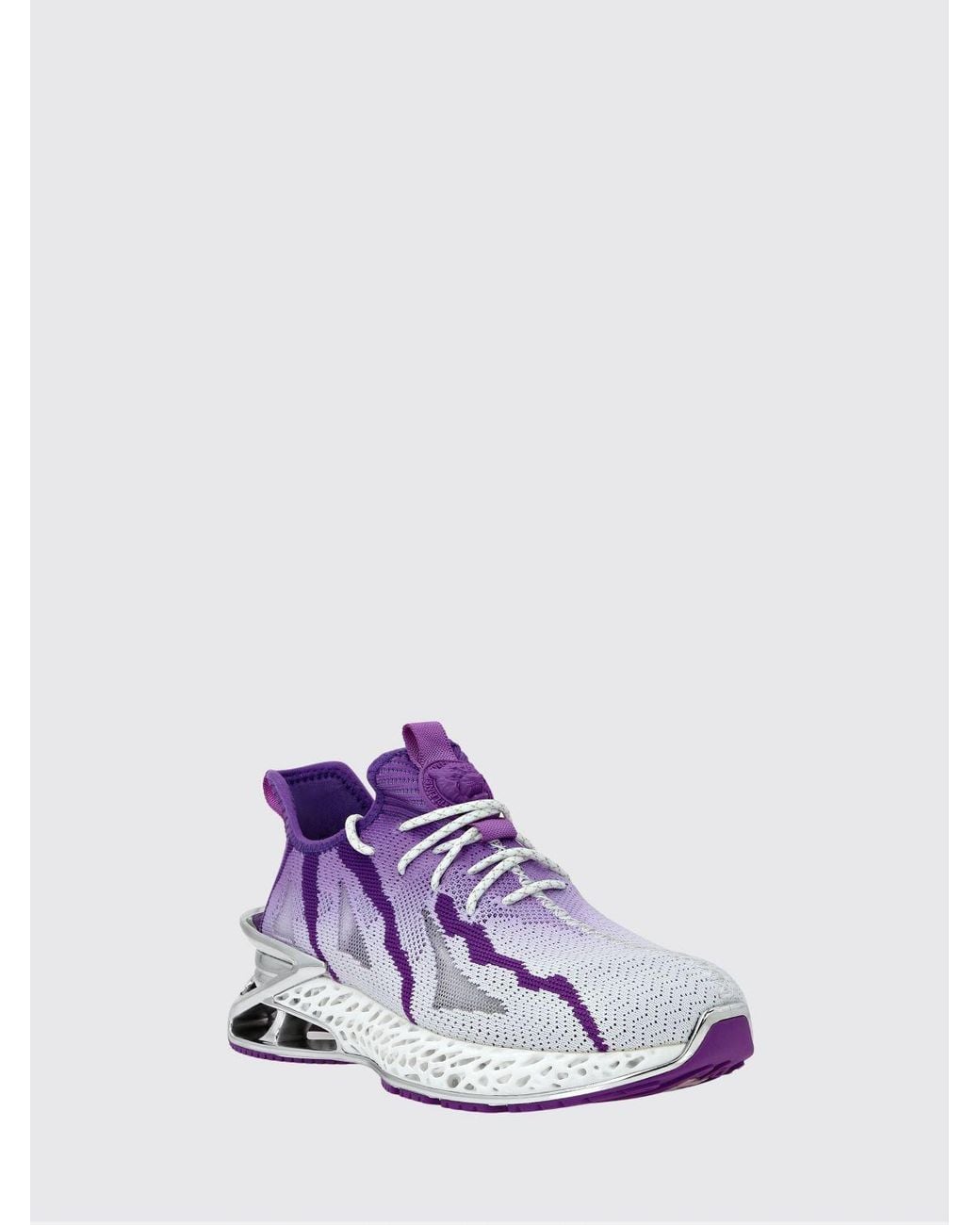 Philipp Plein Purple The Lighting Edition Gen X 02 Trainers for men
