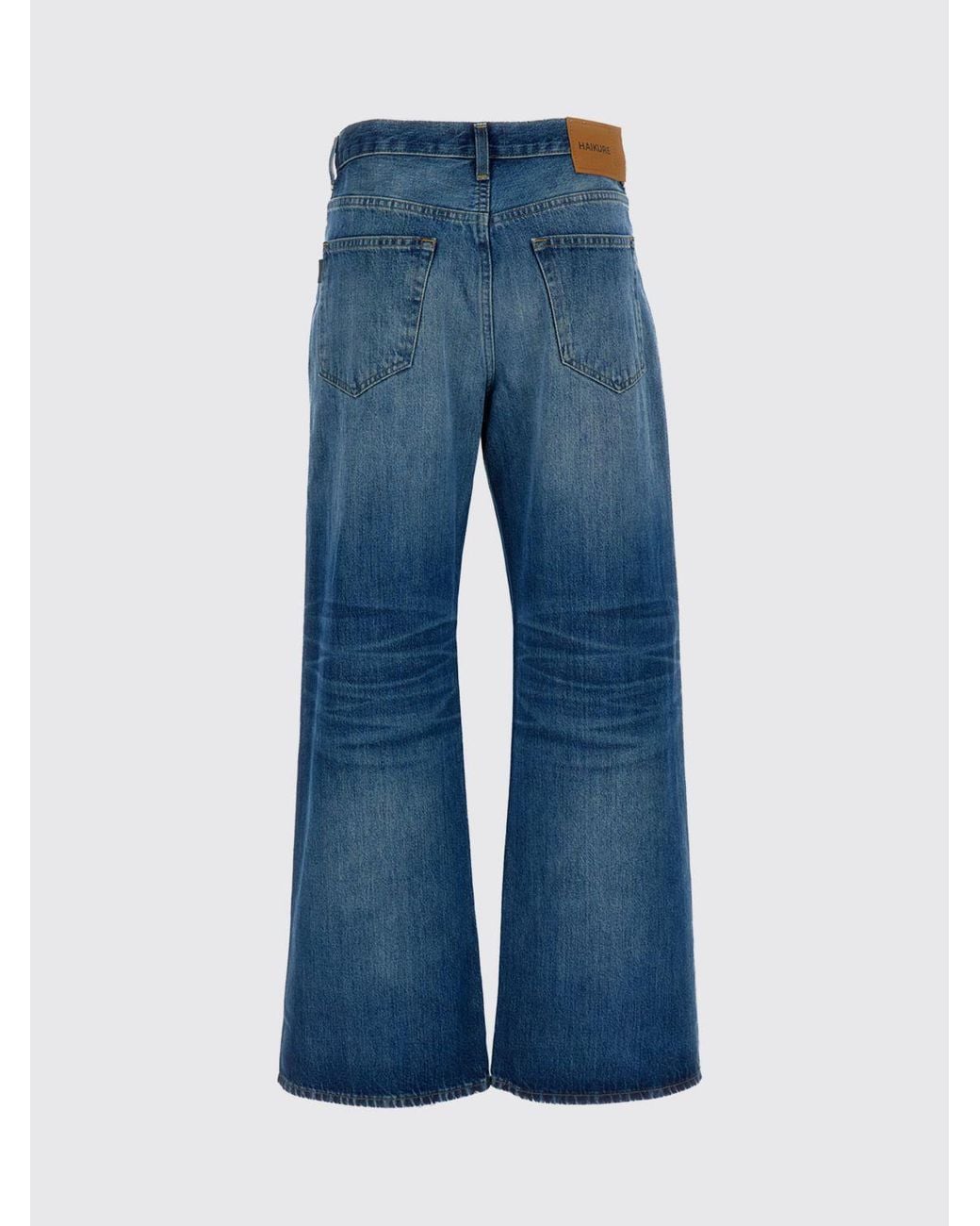 Vaqueros Winny Wide Leg De Talle Alto En Denim De Algodón Orgánico Haikure de color Blue