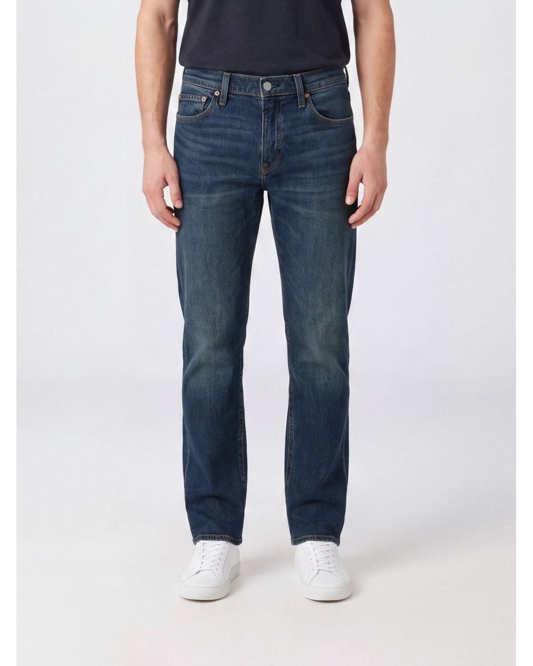Levi's Blue 511 Slim Fit Mid-Rise Cotton Denim Jeans for men