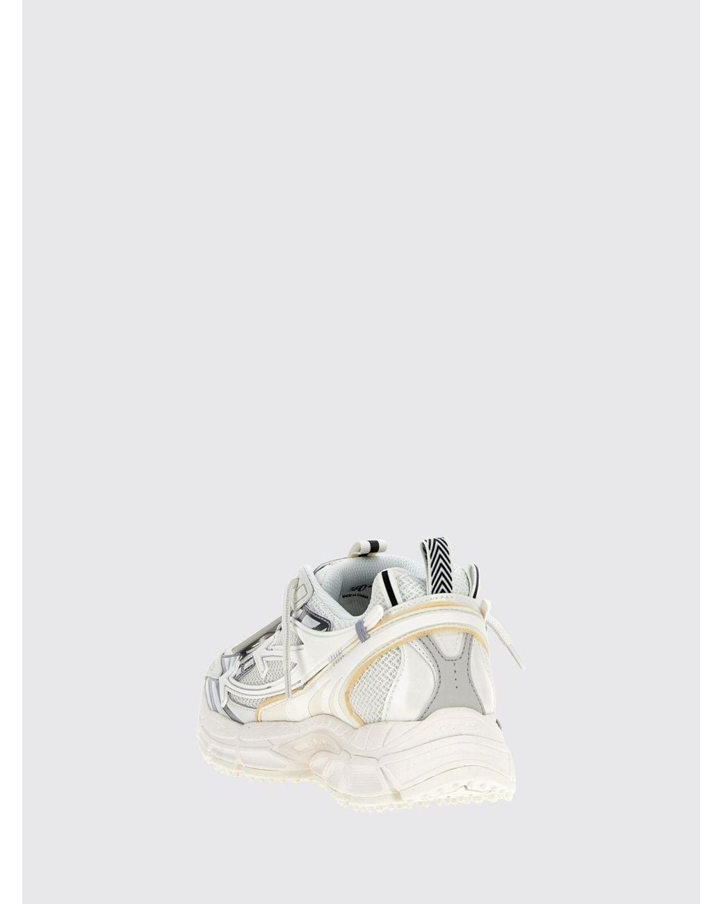 Off-White c/o Virgil Abloh Natural Be Right Back Low-Top Mesh And Rubber Sneakers With Lug Sole for men