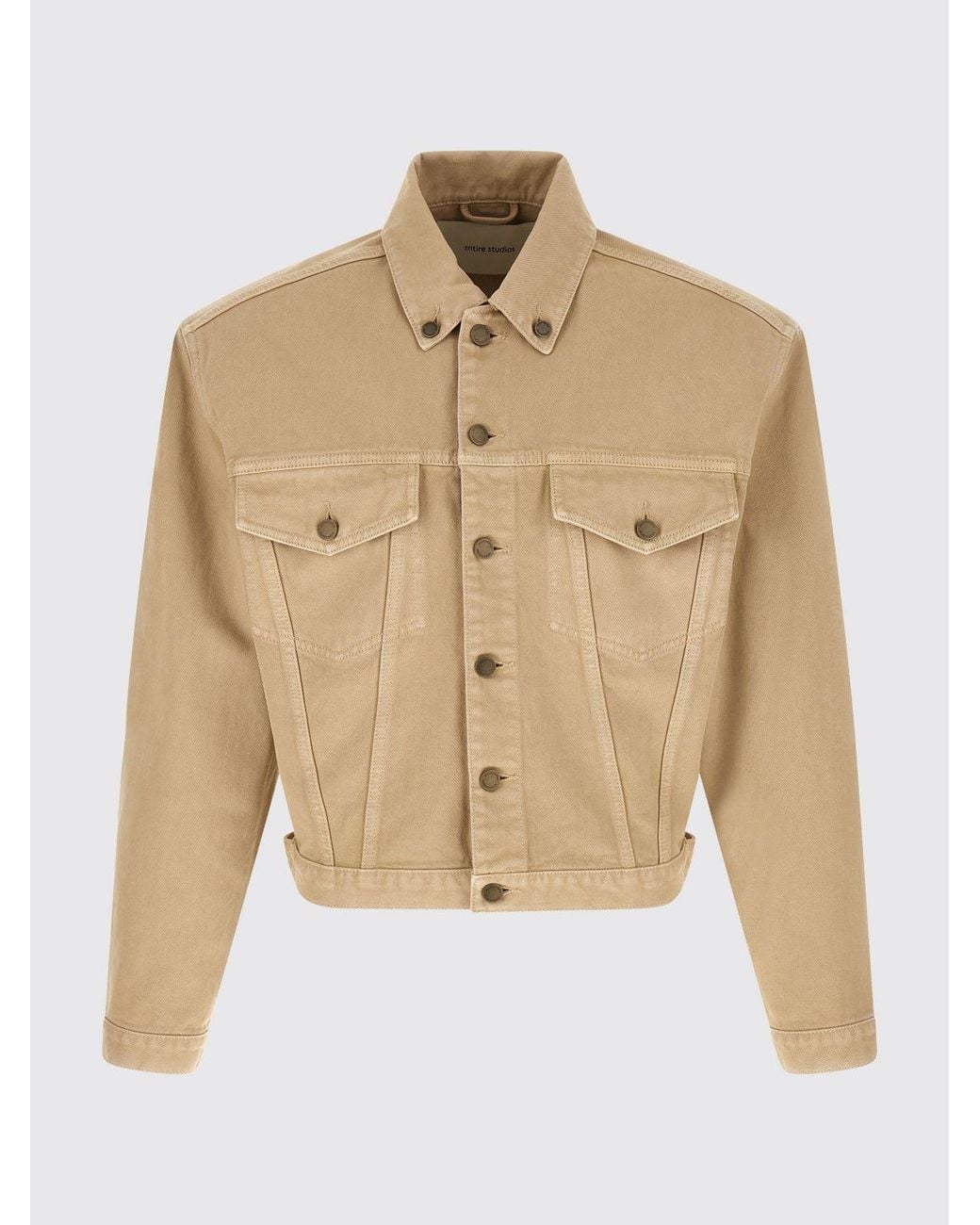Entire studios Natural Cotton Denim Jacket