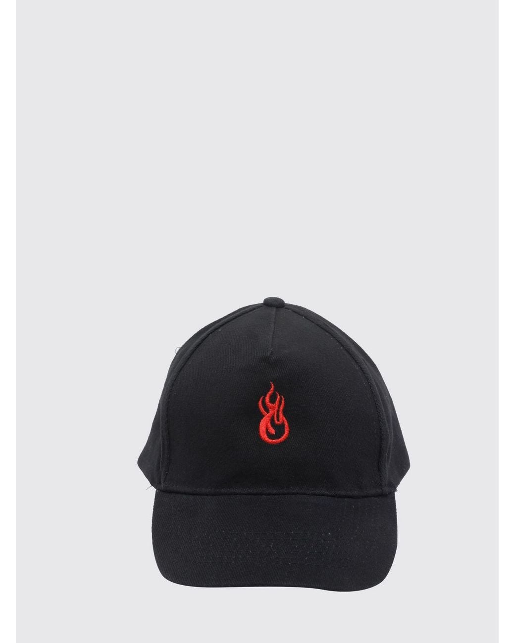 Vision Of Super Blue Cotton Twill Hat With Embroidered Logo for men