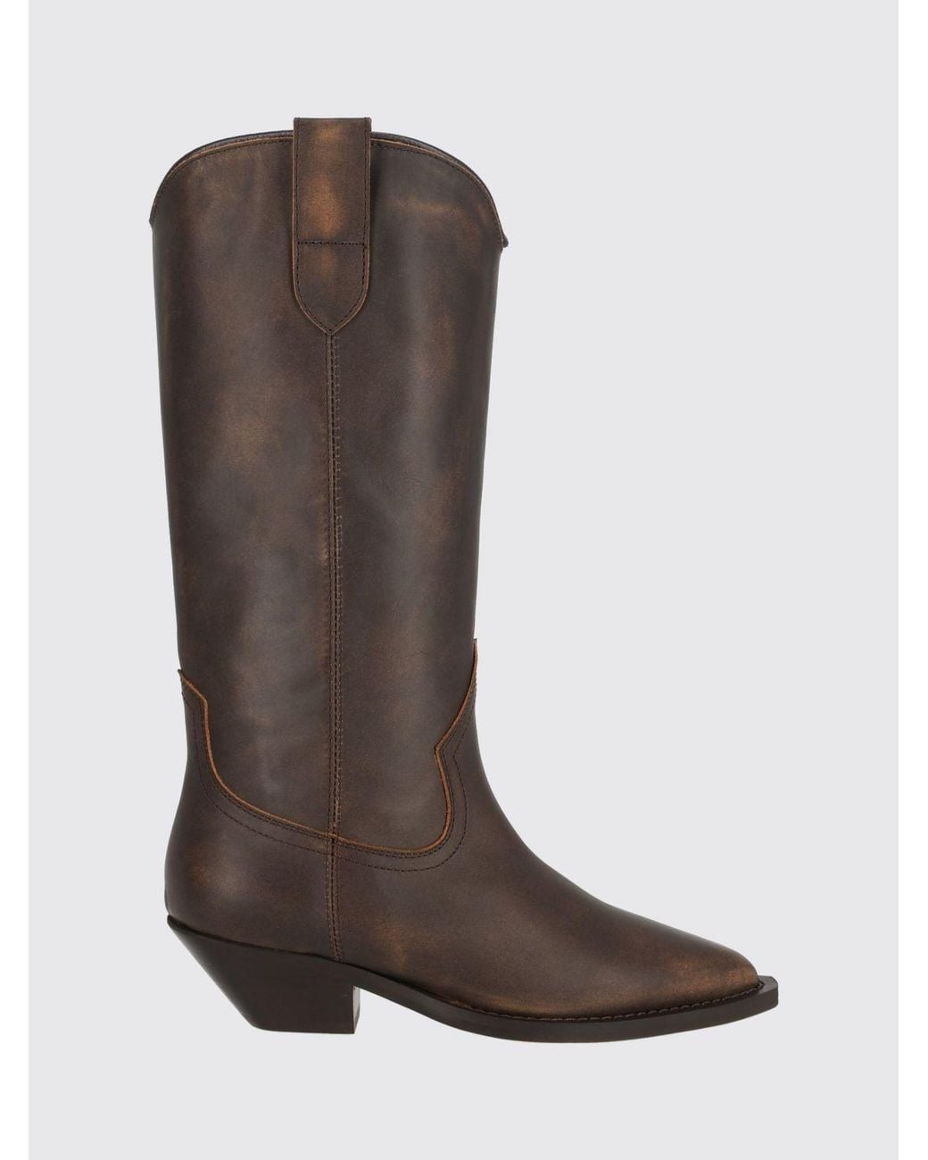 Via Roma 15 Brown Knee-High Western Boots
