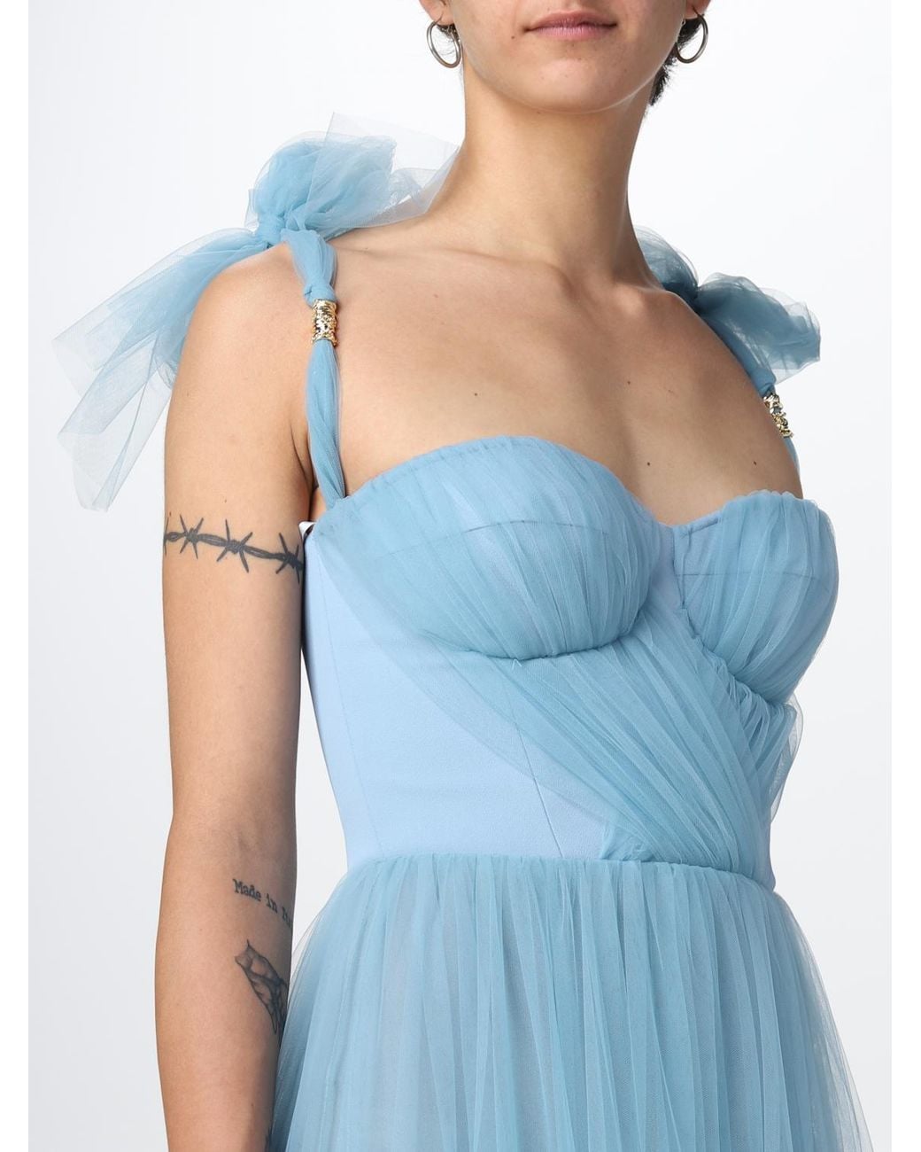 Elisabetta Franchi Blue Dress