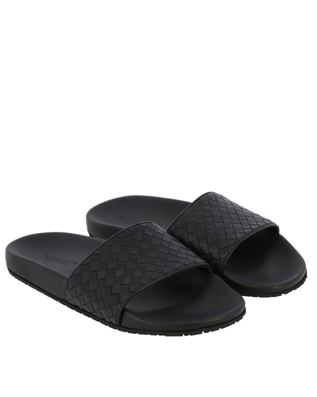 Bottega Veneta Men's Sandals in Black for Men | Lyst