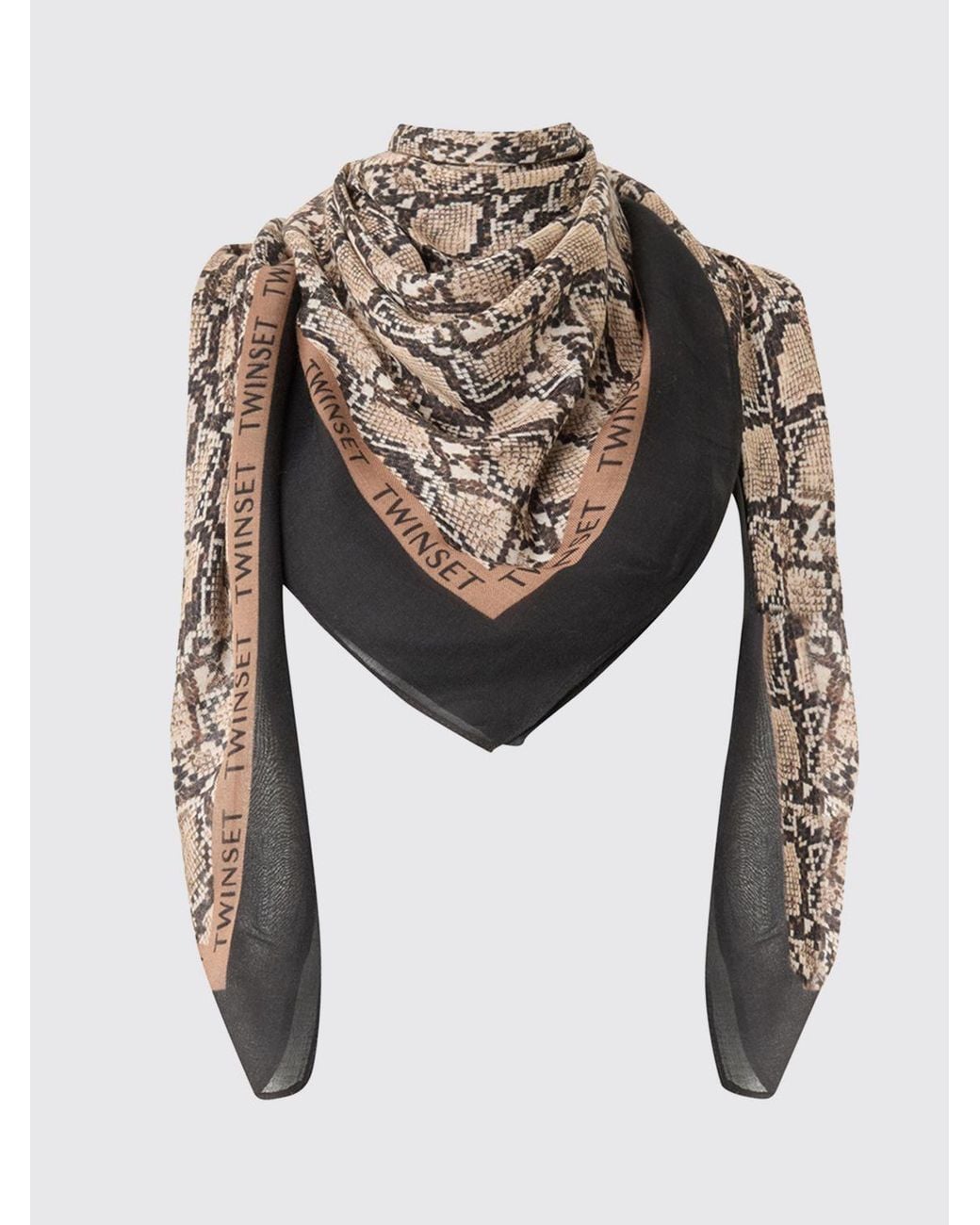 Twinset Natural Scarf