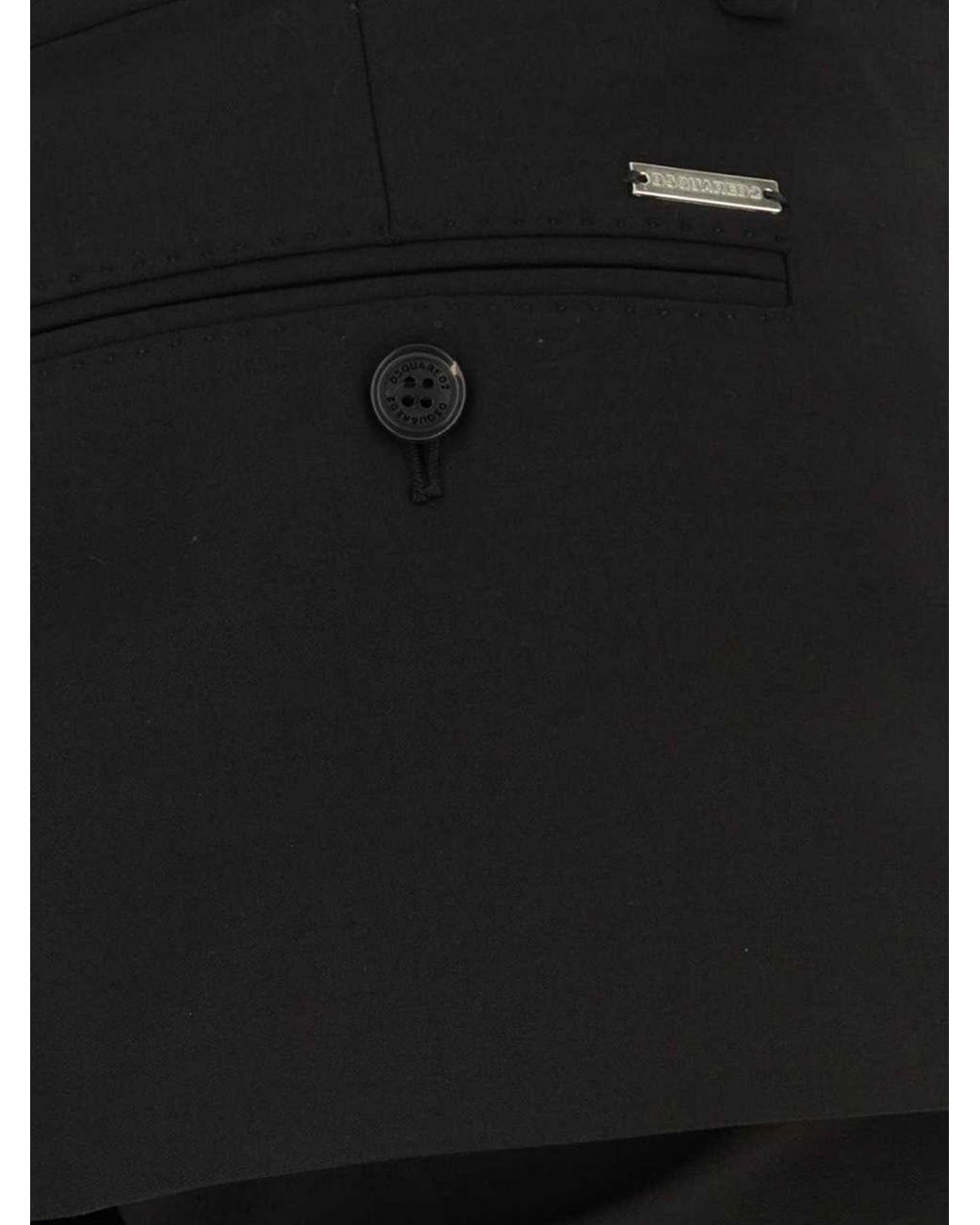 DSquared² Blue Double-Layer Skinny Trousers