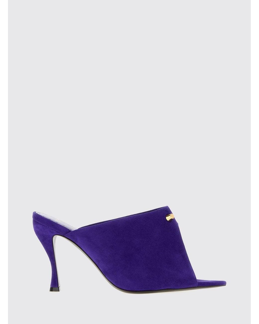 Balenciaga Purple High Heel Shoes