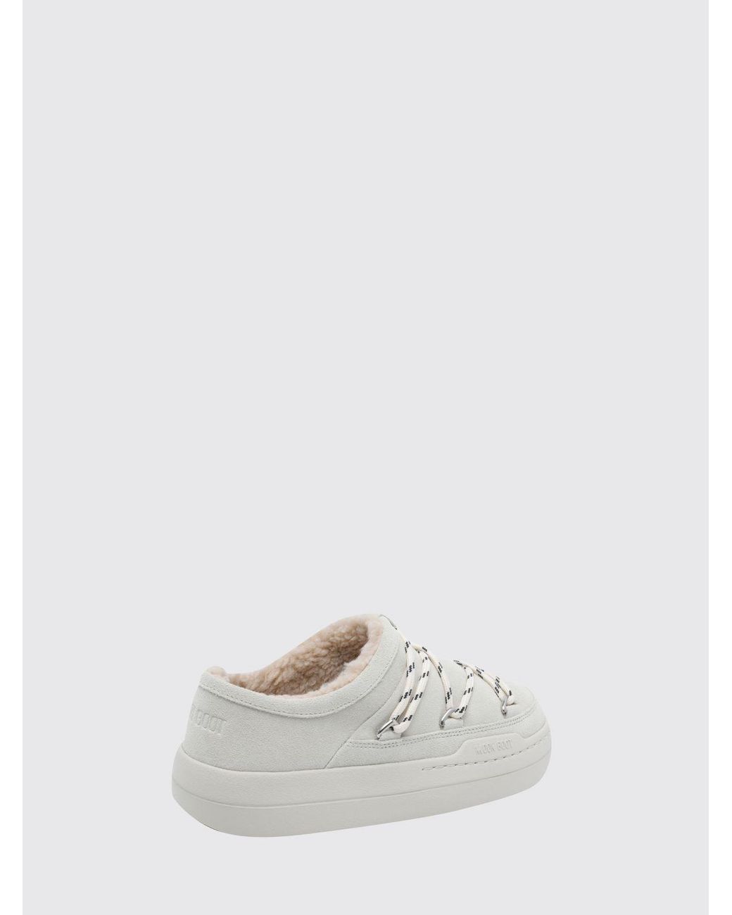 Moon Boot White Park Slippers