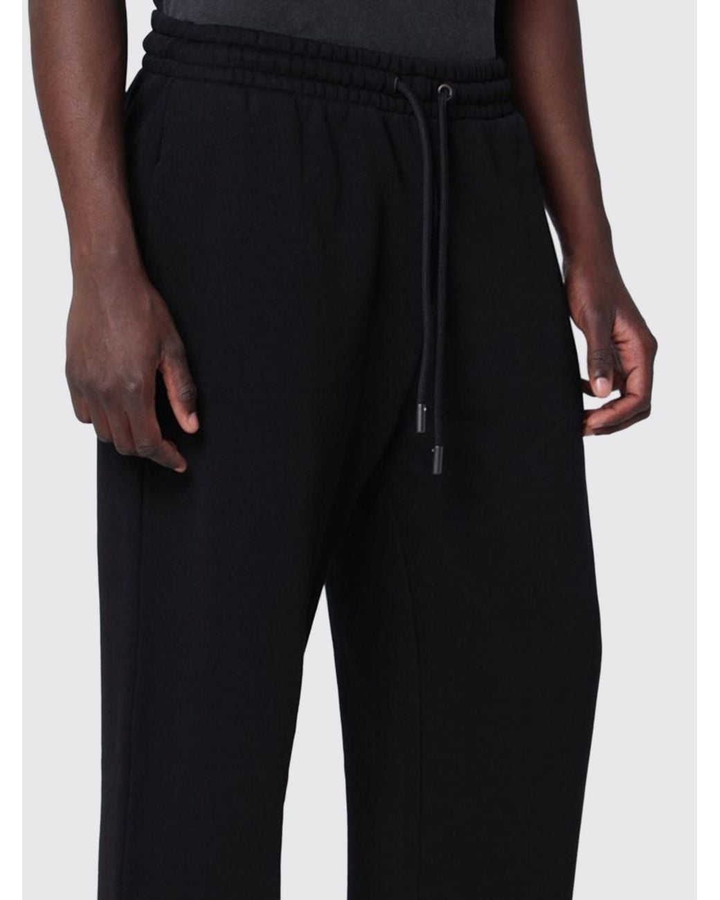 Off-White c/o Virgil Abloh Black Spices Arrow Drawstring Track Pants for men