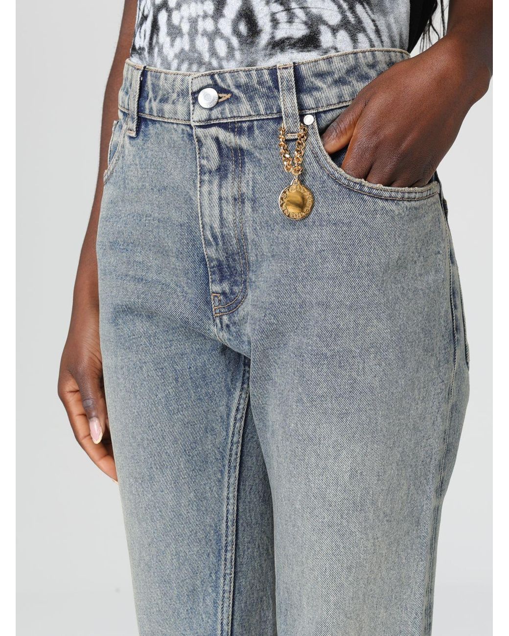 Stella McCartney Blue Straight Jeans