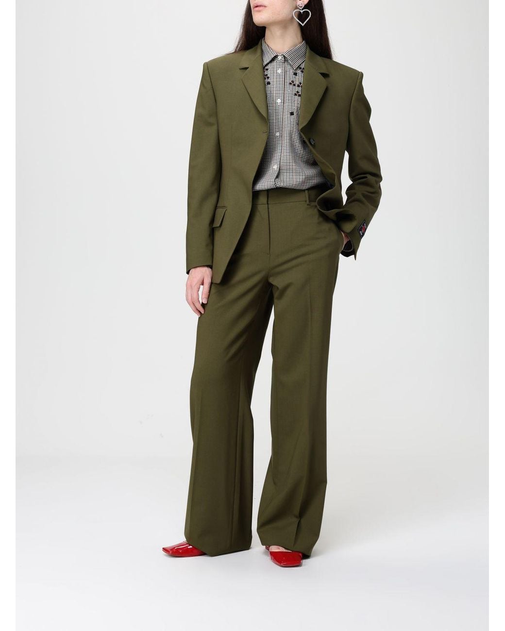MSGM Green Pants