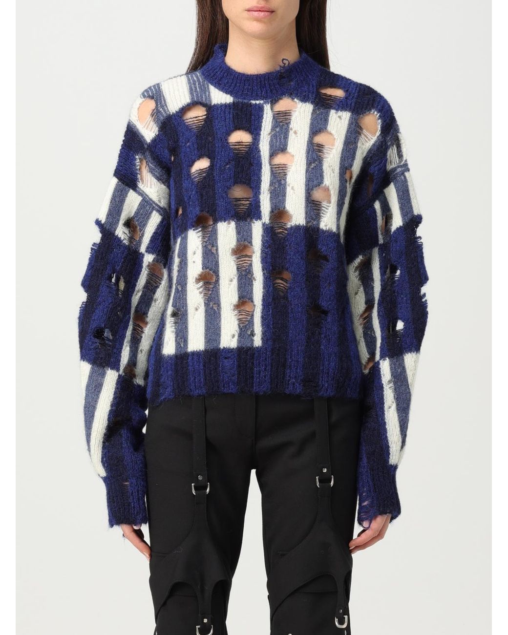 Off-White c/o Virgil Abloh Blue Sweater