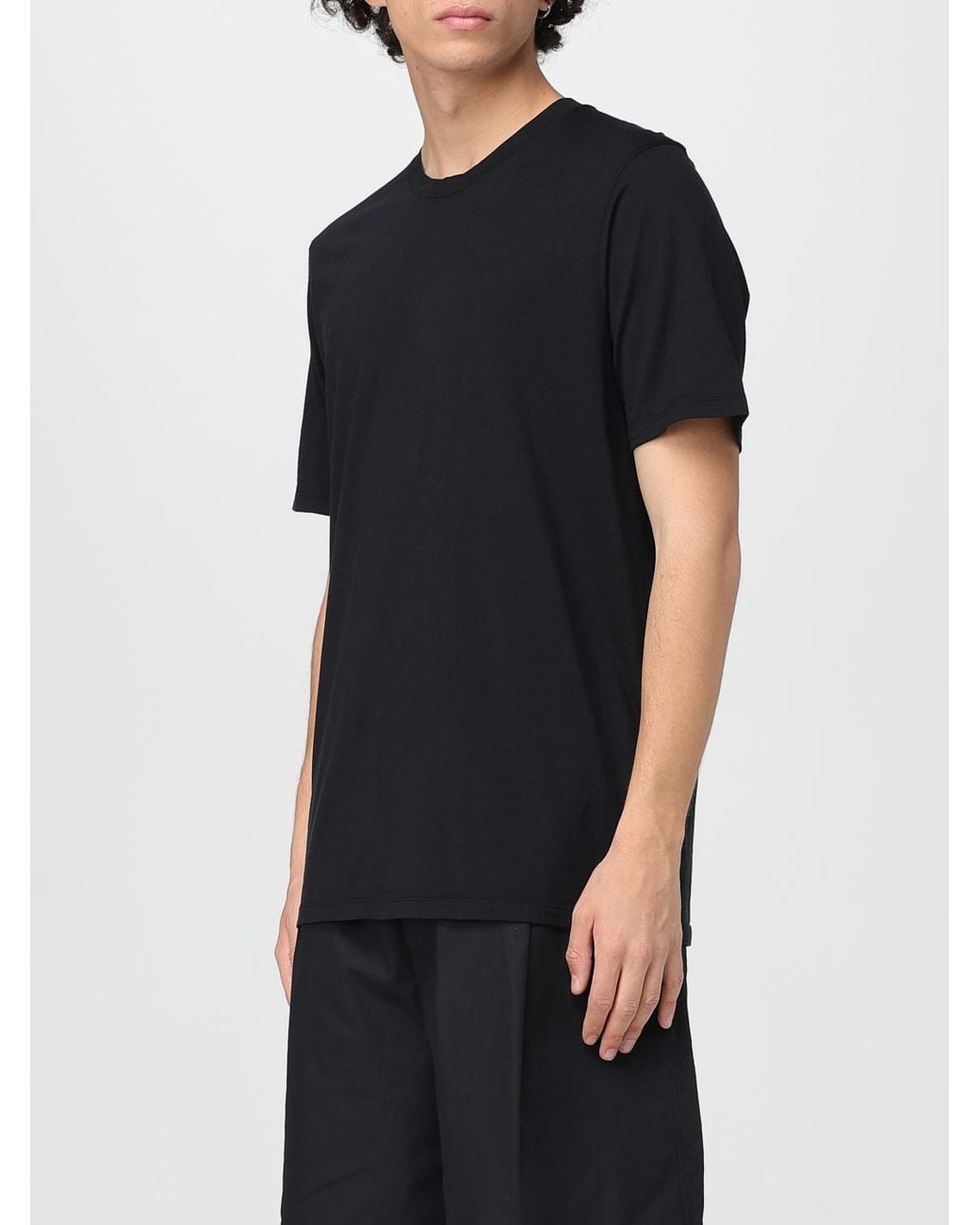 Laneus Black T-Shirt for men