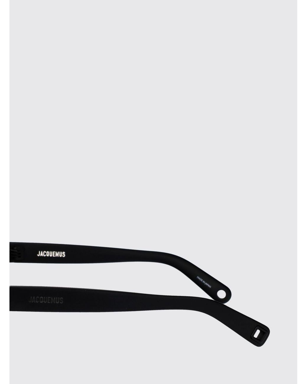 Jacquemus Black Marino Rectangular Cat-Eye Acetate Sunglasses for men