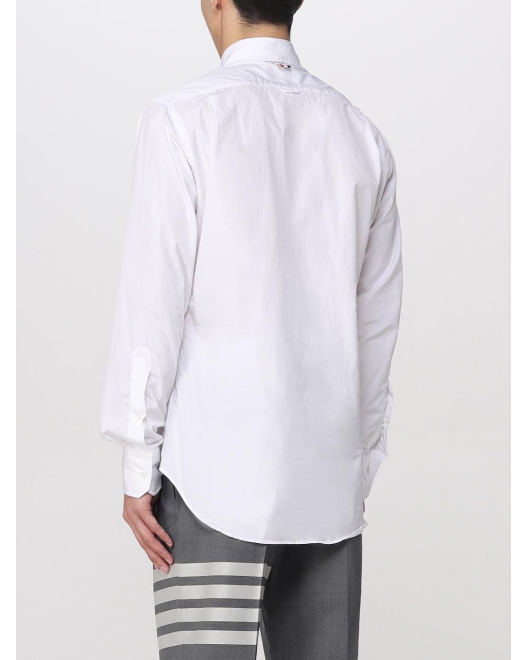 Thom Browne Popeline-Hemd in White für Herren