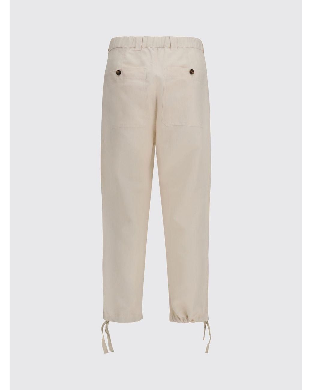 Brunello Cucinelli Natural Pants for men