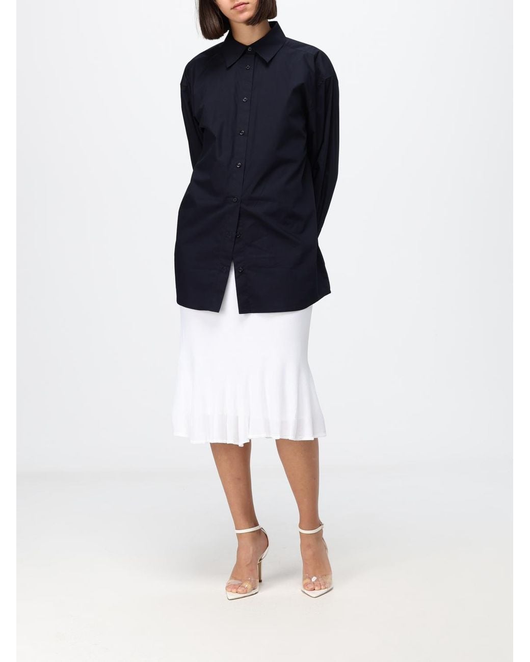 Totême  Blue Relaxed Fit Shirt