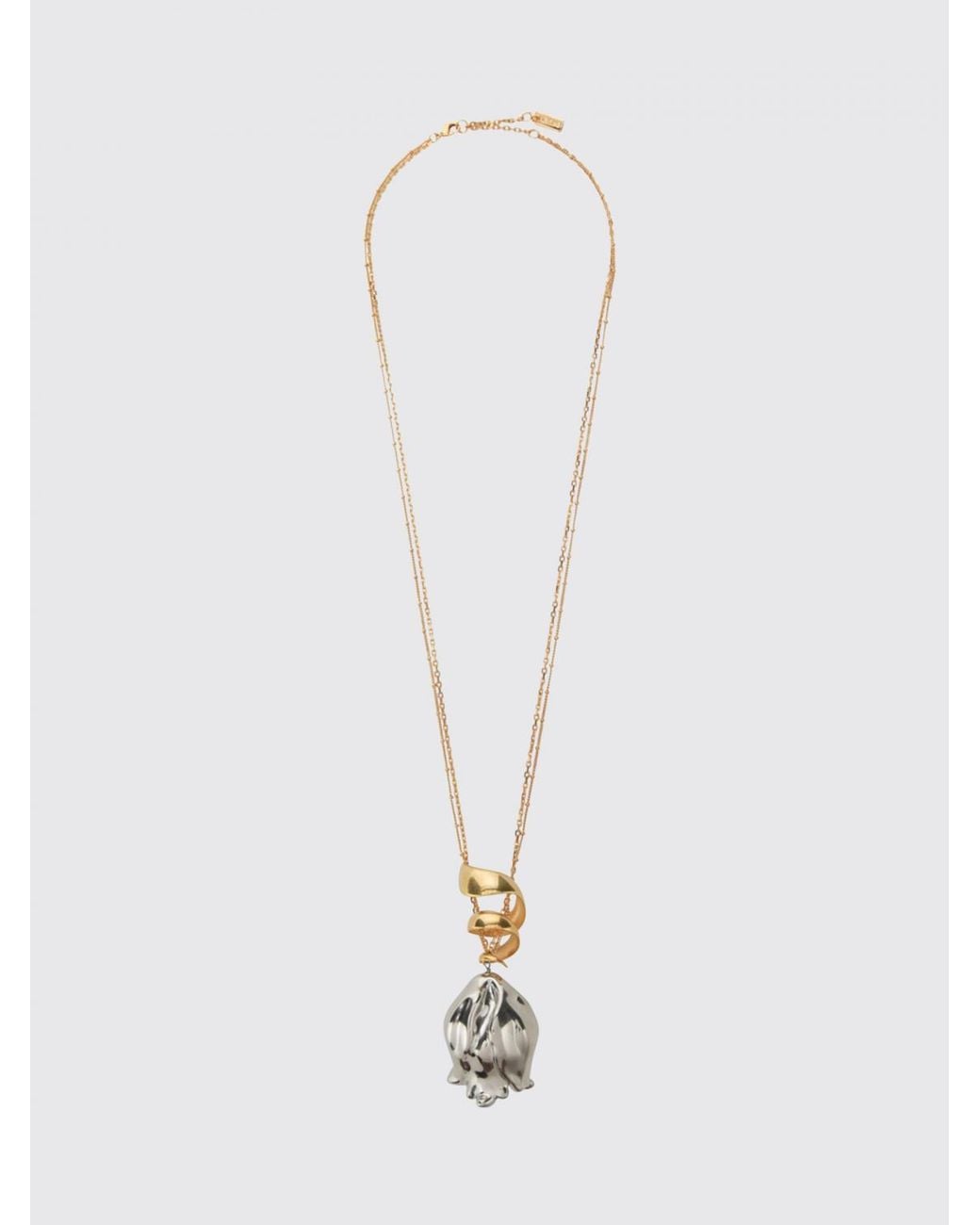Chloé White ChloÉ Floral Charm Pendant Necklace