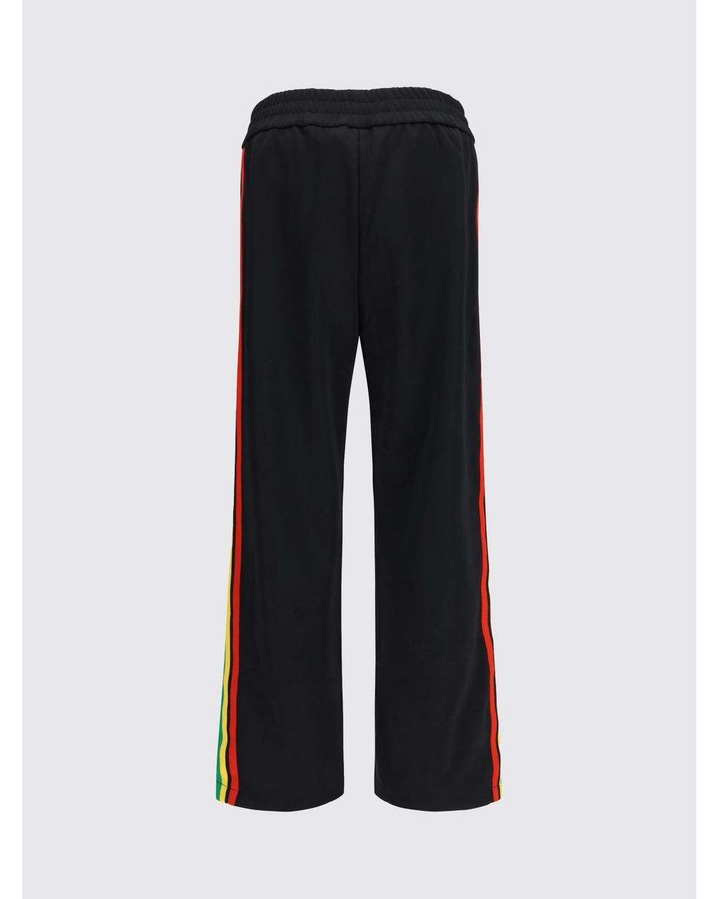 Palm Angels Blue Technical Fabric Jogging Trousers for men