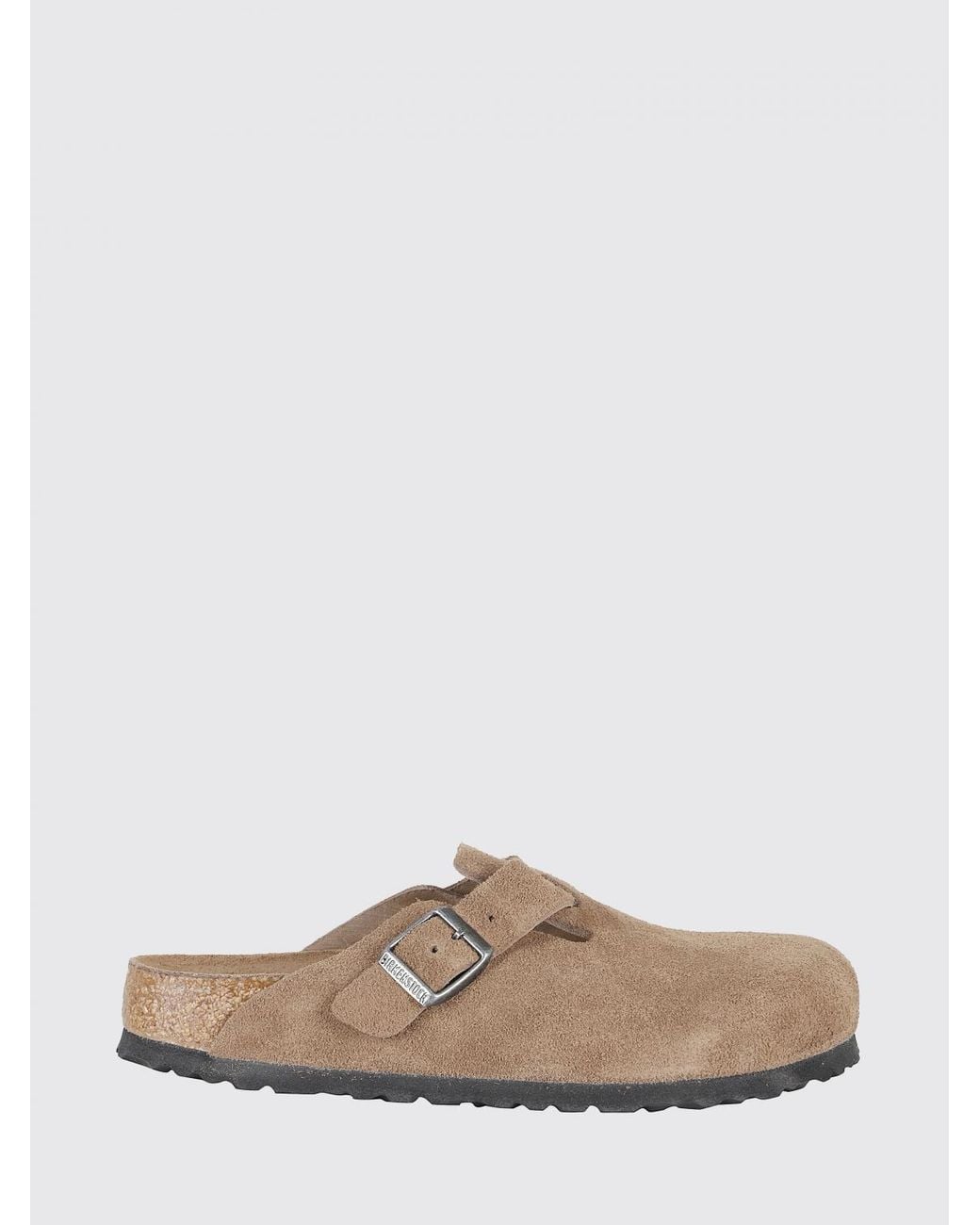 Birkenstock Brown Boston Suede Mules