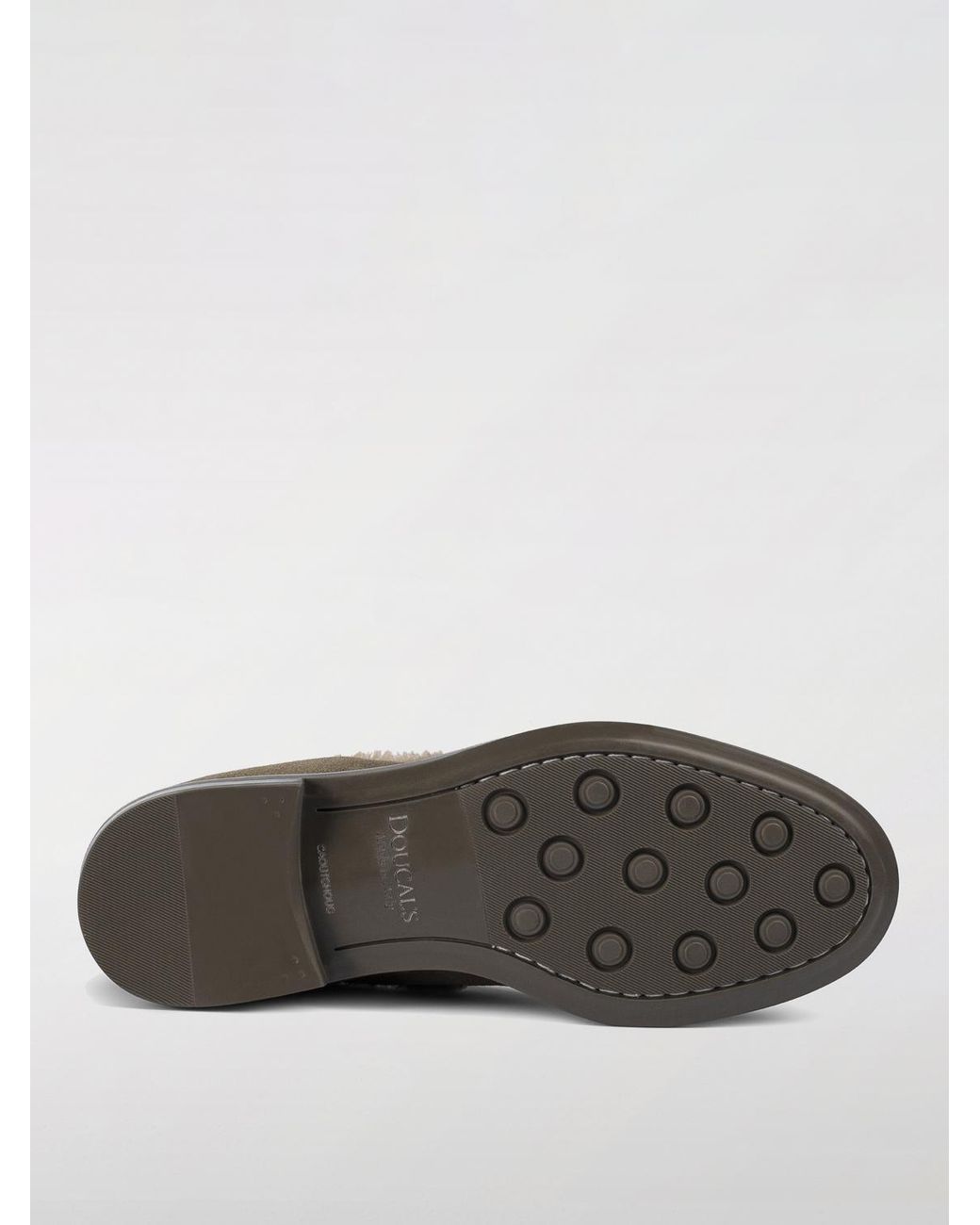 Doucal's Brown Suede And Fur Loafers