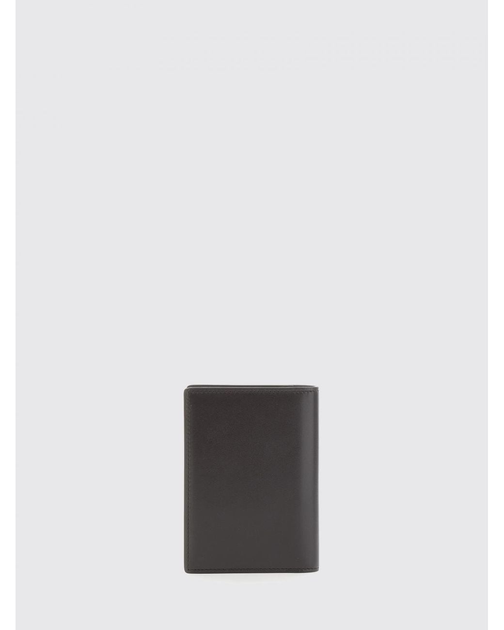 Brunello Cucinelli White Bifold Leather Wallet With Contrasting Logo