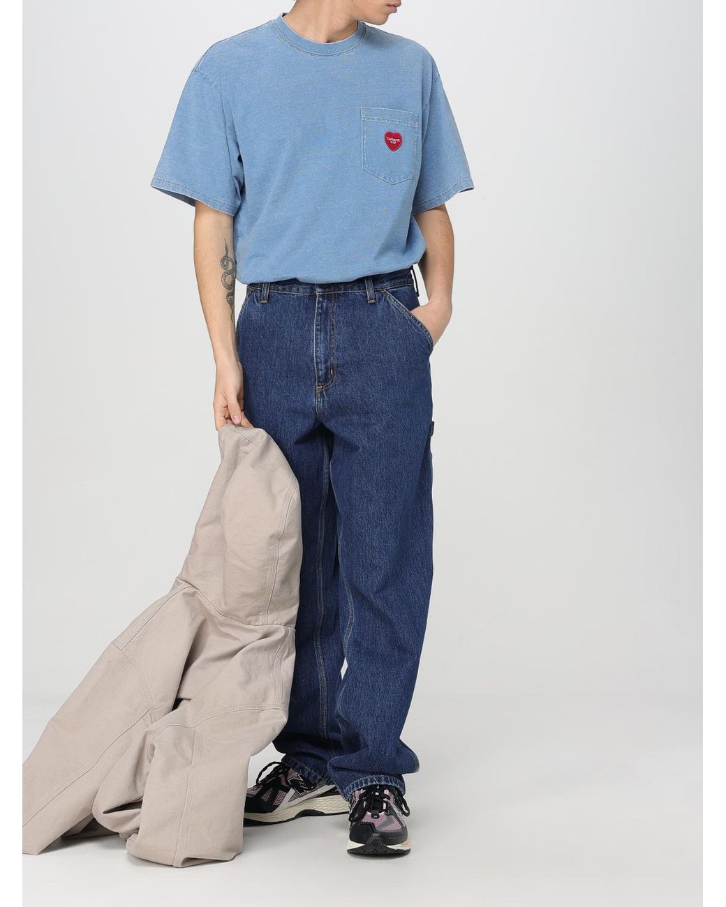 Carhartt Blue Chase Pant Regular Fit Jeans for men
