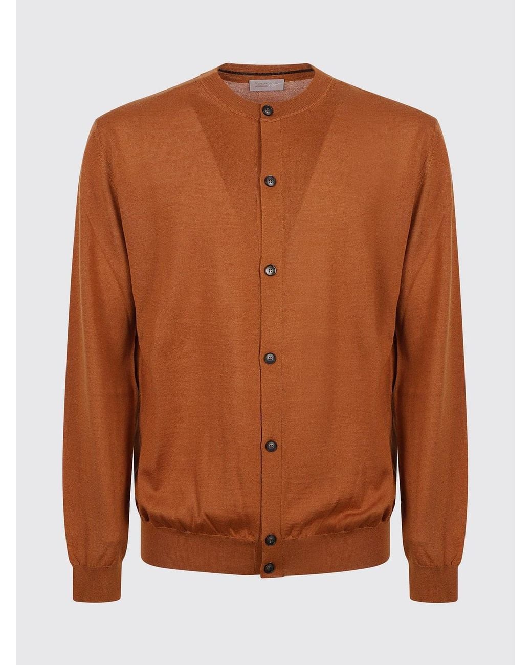 Jersey Hombre Herno de hombre de color Brown
