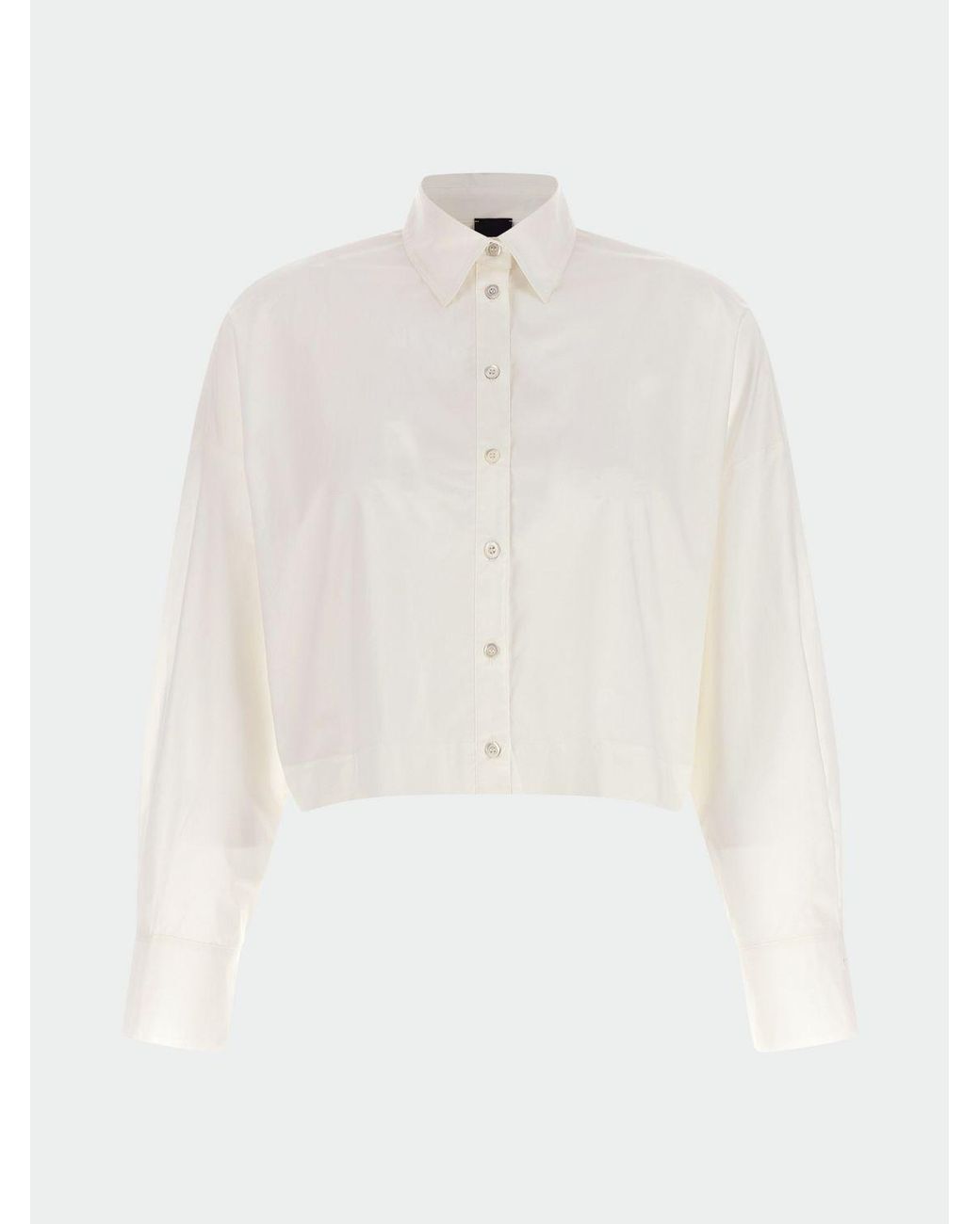 Pinko White Cotton Shirt