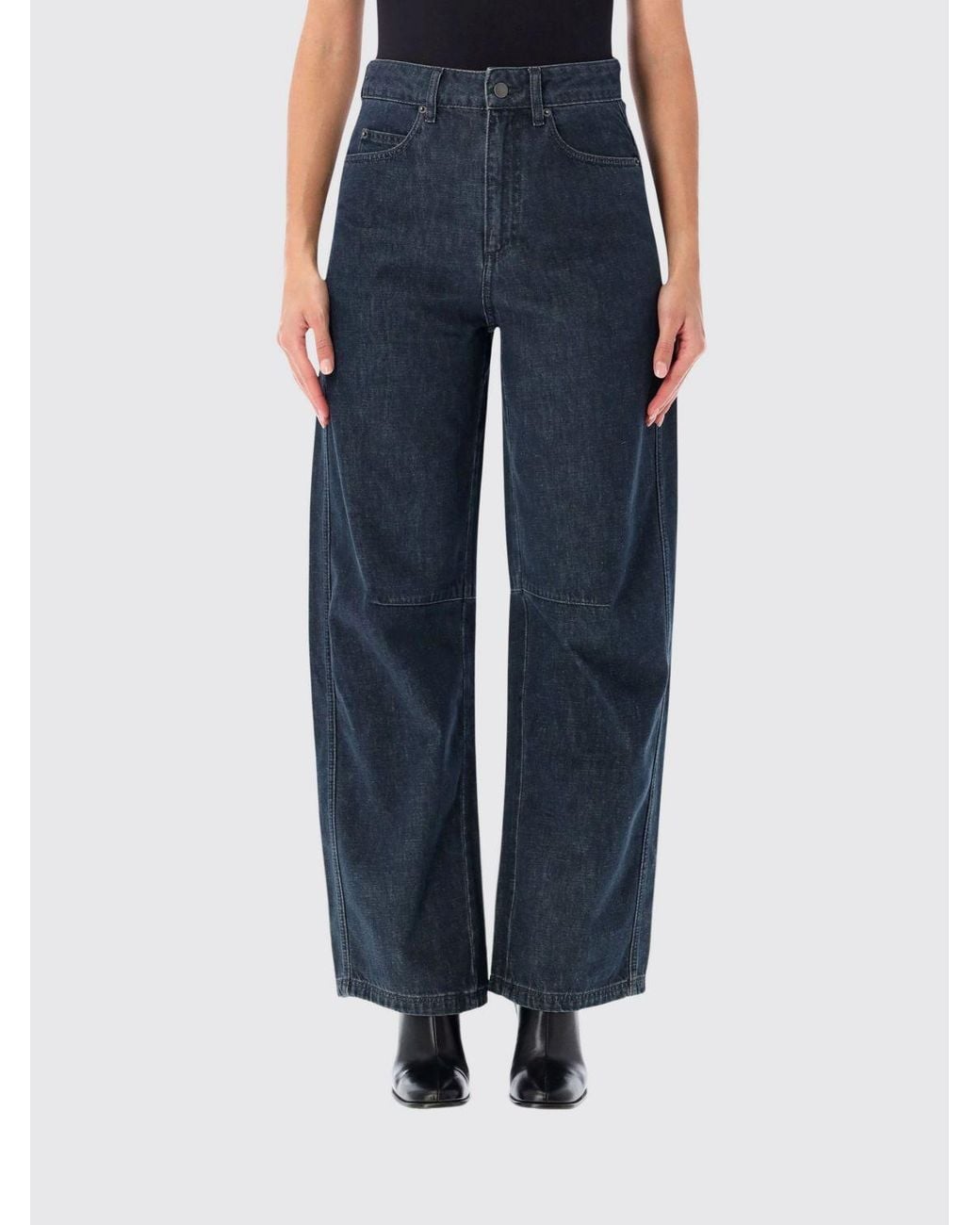 Soeur Blue Elliot High-Waisted Baggy Jeans