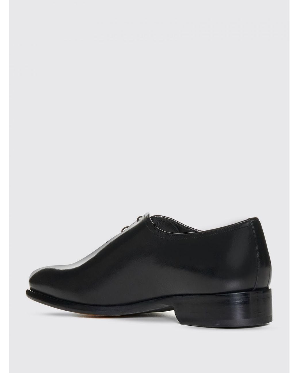 Doucal's Black Brogue Shoes for men