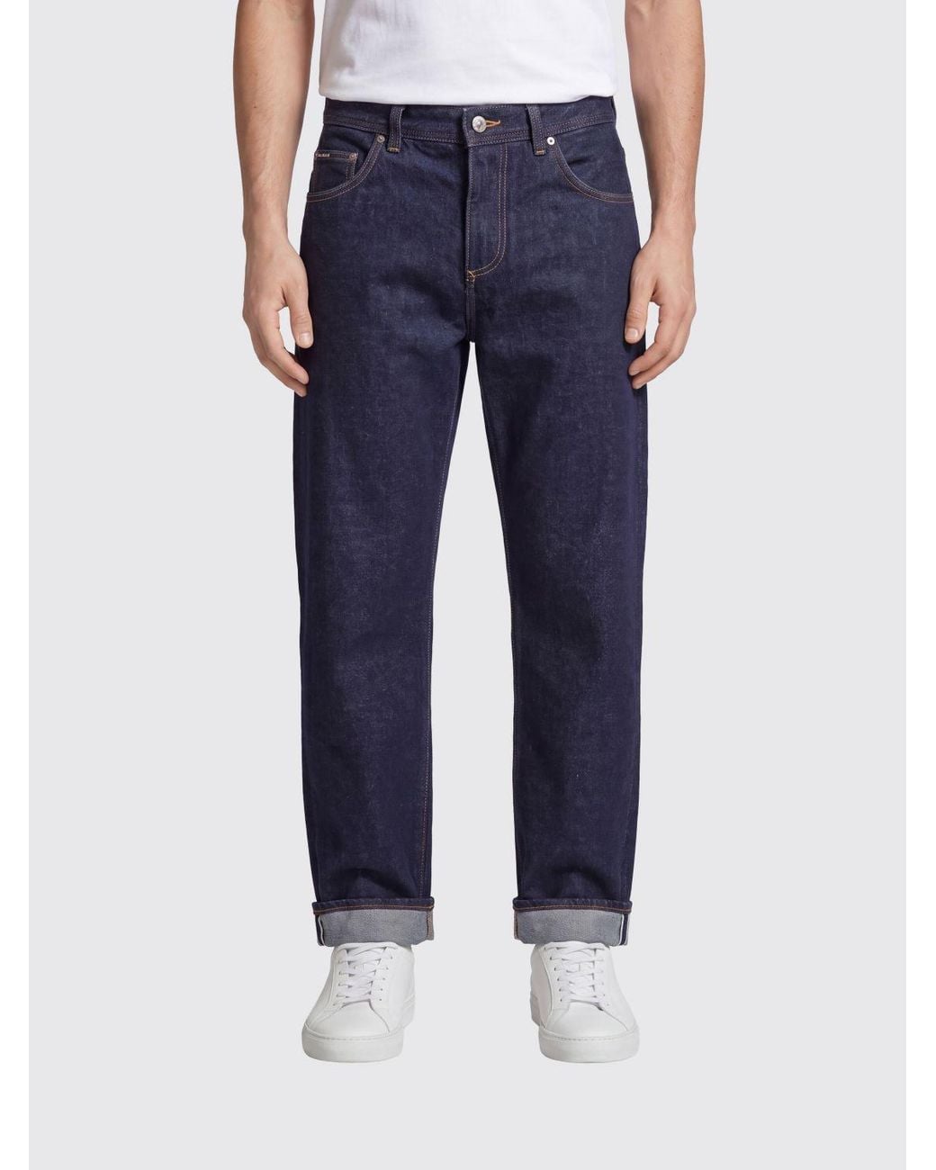 Dolce & Gabbana Blue Dolce &Amp Gabbana Regular Fit Straight-Leg Jeans for men