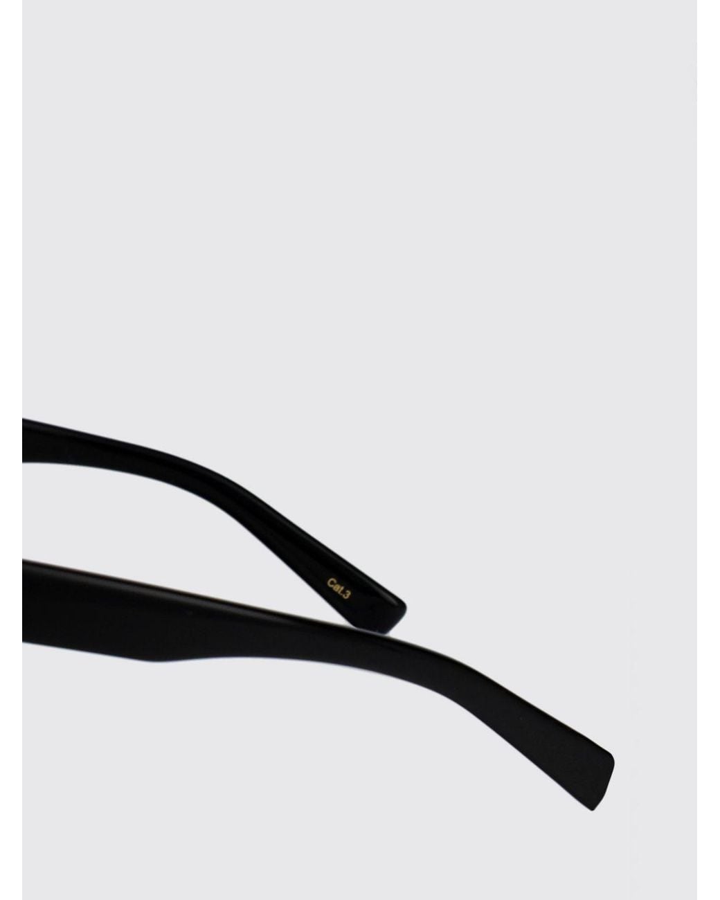 Gucci Black Tortoiseshell Acetate Cat-Eye Sunglasses With Gg Monogram