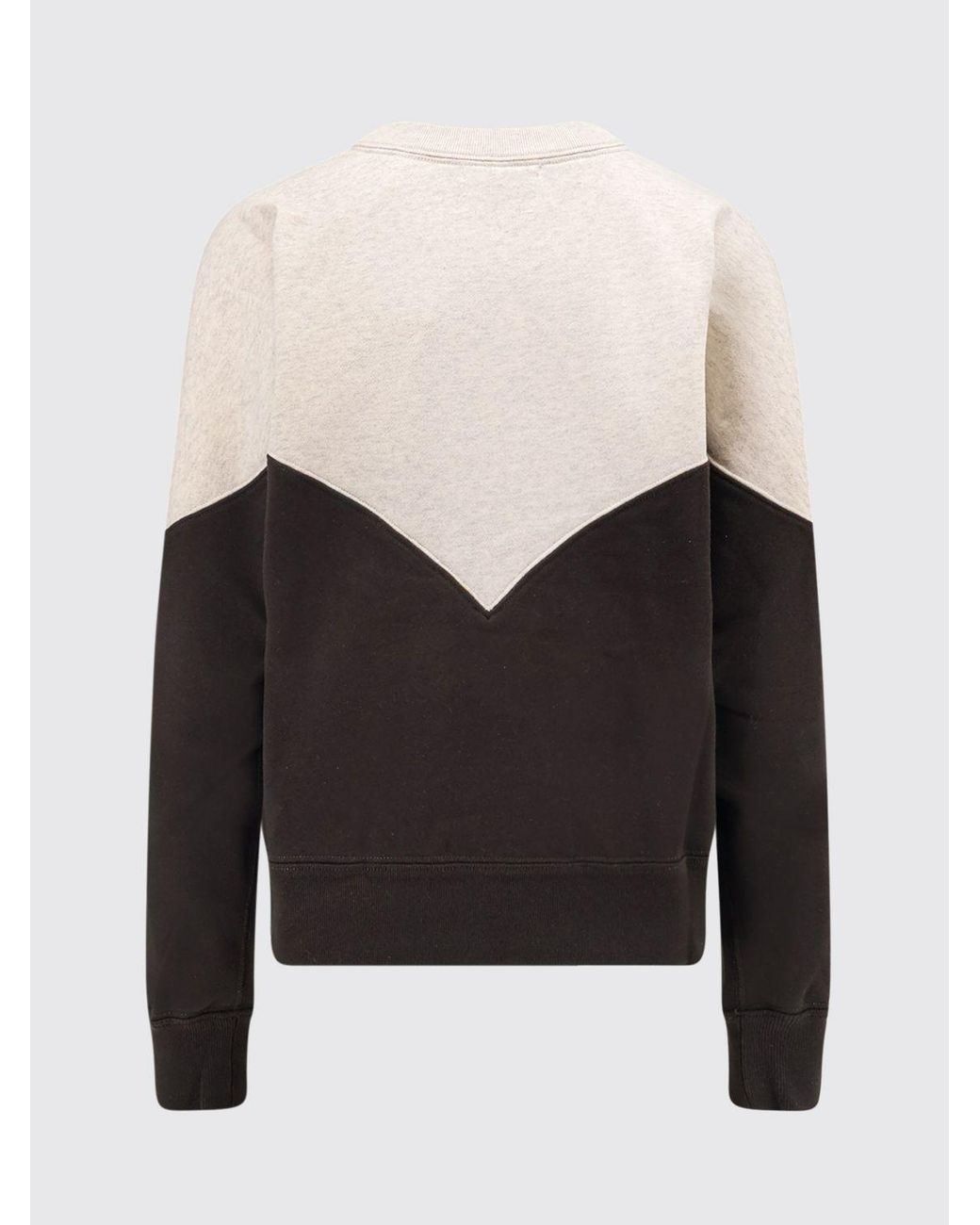 Isabel Marant Black Relaxed Fit Crewneck Cotton Sweatshirt With Logo