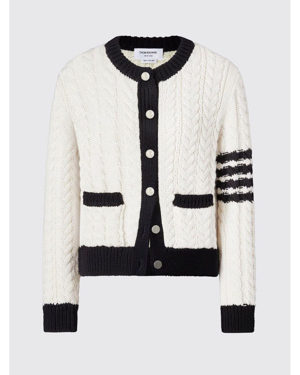 Thom Browne White Sweater