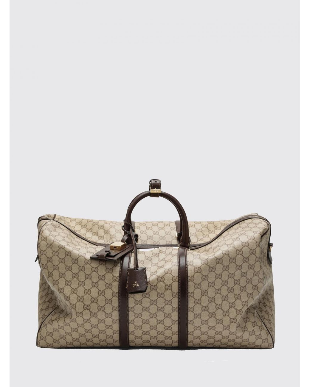 Borsa Da Viaggio di Gucci in Brown da Uomo