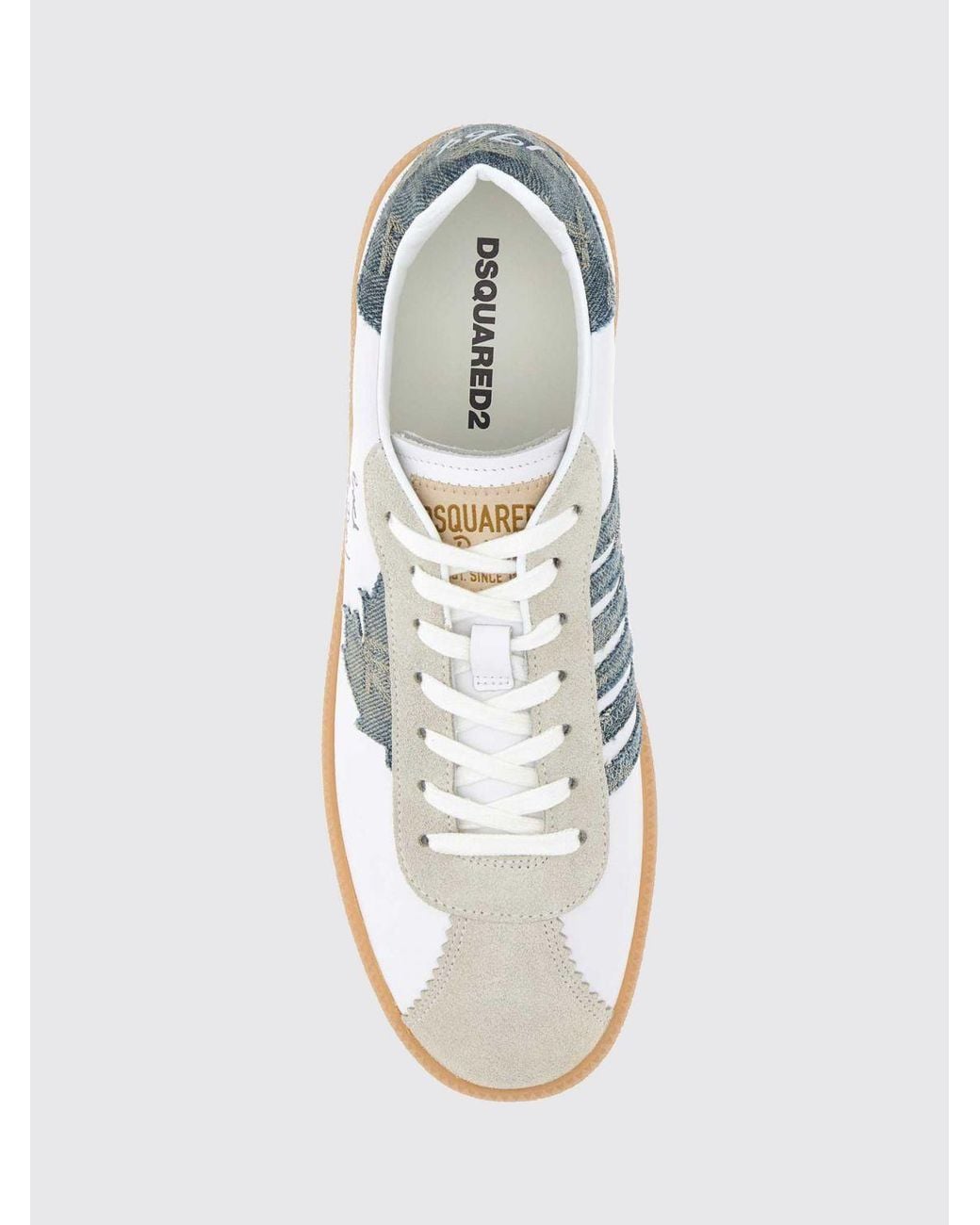 DSquared² White Rebel Sneakers for men