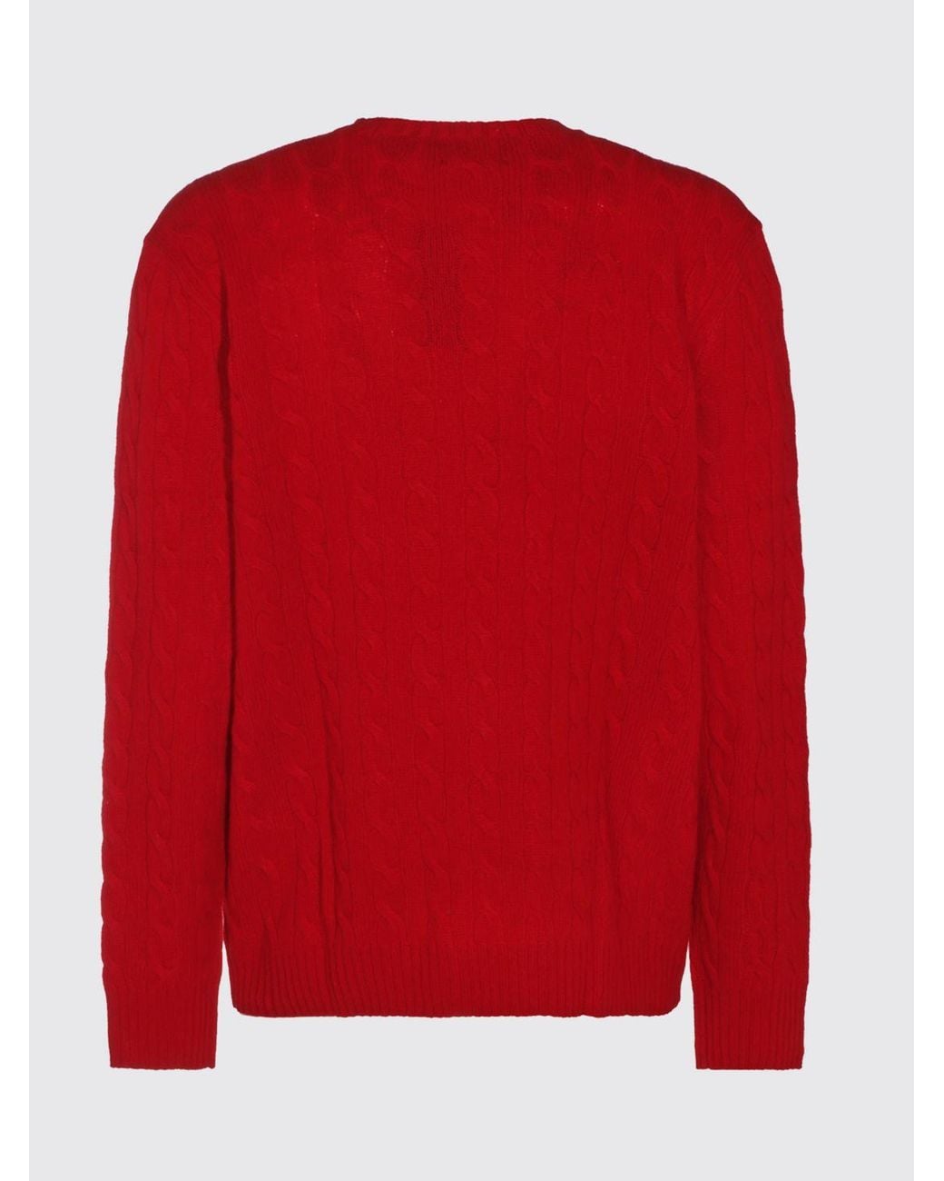 Polo Ralph Lauren Red Crewneck Jumper for men
